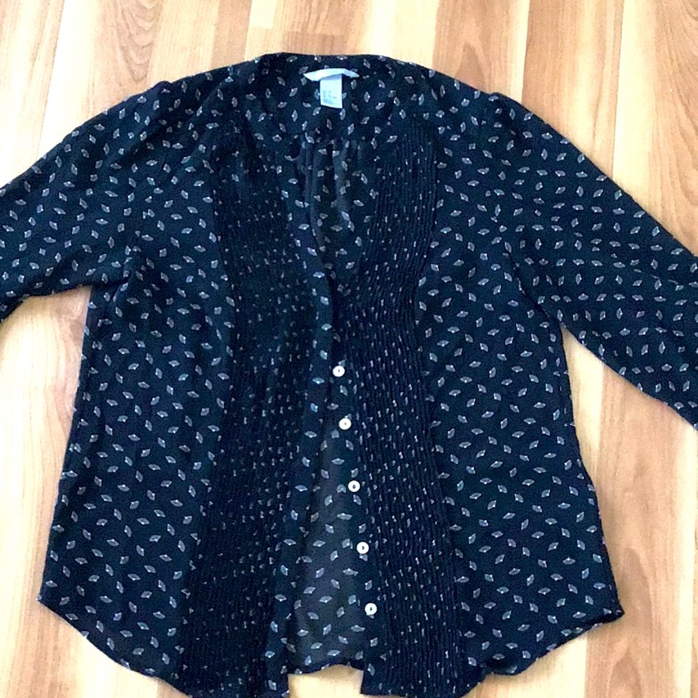 Black Sheer H&M Top